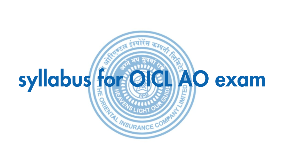 oicl ao syllabus 2024